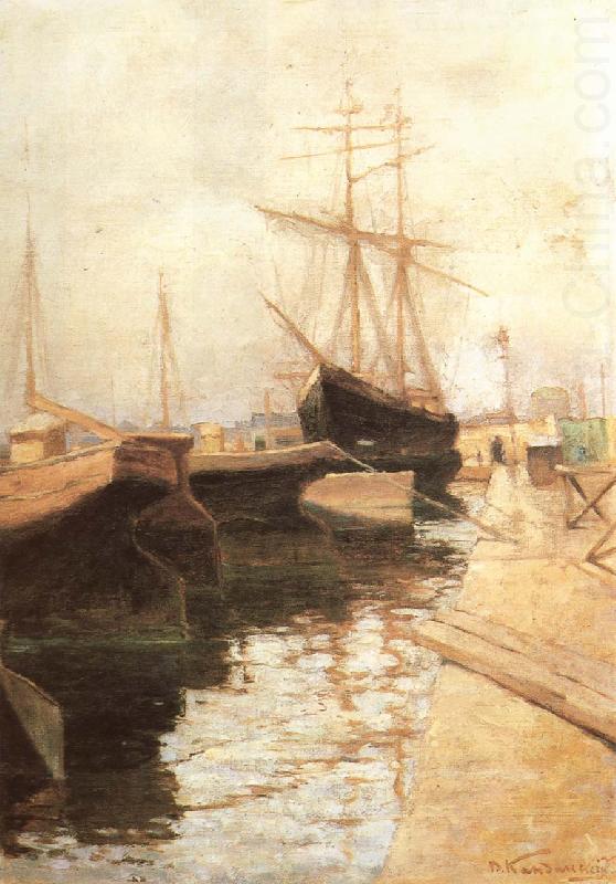 Landscape of Port, Wassily Kandinsky